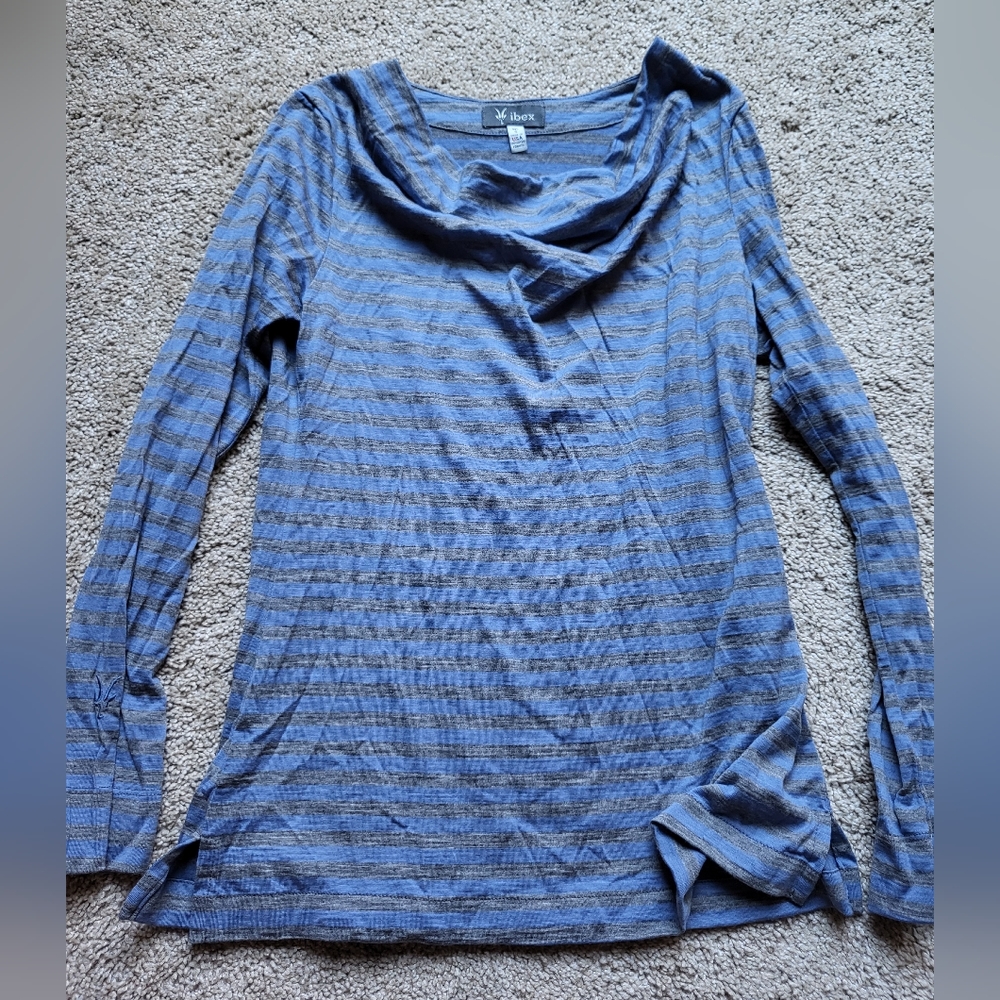 Wool striped top